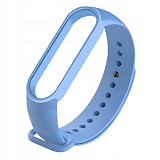 [Hello Case] Armband für Xiaomi Mi Band 3/4 / 5/6 / 6 NFC / 7/7 NFC | Blau | Silikon | Verstellbar, Regulowana, Silikon, Kein E
