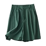 Generisch Sport Shorts Damen Kurze Leggings Damen Frauen Kurze Hose Leinenhose Frauen Kurz Sommerhose Women Leicht Jogginghose Women Baumwolle Kurze Hose Jeans Sport Legging