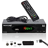 Premium X Kabel Receiver DVB-C FTA 530C Digital FullHD TV Auto Installation USB Mediaplayer SCART HDMI Kabelfernsehen für jeden Kabel-Anb