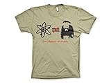 The Big Bang Theory - T-Shirt TBBT - I'm A Physicist, Not A Hippie 2XL - Hybris - Khak