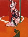 HAIDPP Berühmter Francis Bacon Poster Abstrakte Figur Wandkunst Francis Bacon Leinwand Gemälde und Drucke Home Wohnzimmer Dekor Bild 50x70cmx1 Kein R