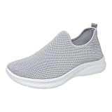 Generisch Damen Sommer Laufschuhe Sneaker - Leicht Atmungsaktiv Turnschuhe Sportschuhe Tennis Fitness Jogging Freizeitschuhe Walkingschuhe Ohne SchnüRsenkel Running Shoes Weicher Sohle D
