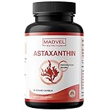 Reines ASTAXANTHIN 12 mg hochdosiert - 90 Astaxanthin vegan Kapseln /6 Monatsvorrat/ - 12 mg Astaxanthin je Kapsel - natürliches, laborgeprüft u. ohne Zusätze - aus reiner H