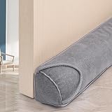 HooTown Zugluftstopper für türen, 102cm Schwerer Zugluftstopper tür Zugluftstopper Windstopper Türluftstopper für Schutz Zugstopper Türluftstopper Haustür Kältestopper für Türen & Fenster, G