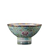 Chinesische Porzellan-Schüssel Chinesischer alter Palast-Stil, Porzellan-Reisschüssel, Breischüssel, Suppenschüssel, 13 cm, 5,1 Zoll, Keramikpalast, buntes Geschenk im chinesischen Stil, Keramikp