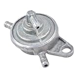 Unterdruck Benzinhahnventil Benzinpumpe 3 Anschlüsse für China Roller Scooter Benzinhahn Znen Rex Baotian Flex GY6 50, 125, 150, 200. 250ccm Daelim, TGB, Chinesisches ATV Quad, R