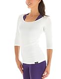 WINSHAPE Damen Ws4 3/4-arm Shirt, Weiß, M EU