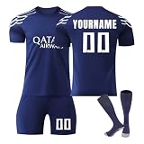 24/25/26 heimtrikots/auswärtstrikots trikot Personalisierte Fußballtrikots Kinder Shorts+Shirts+Socken 3 Sets Erwachsene Fußballtrikots A00