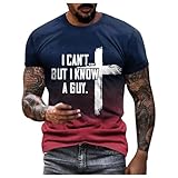 T-Shirts Für Herren, Basic T Shirt Herren, Lustig Bedruckte Sommer Rundhals Fun Sprüche Tshirt Sport Kurzarm Mit Buchstabenmuster Regular Muskelshirts Atmungsaktiv Sportshirt Tops Für H