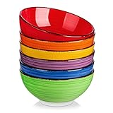vancasso Suppenschalen Steinzeug, BONITA 6-teiliges Schüsselset, Salatschüssel, Pastaschalen, Schalen Set, Mehrfarbig