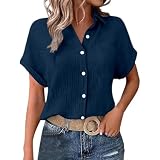 Tunika Damen Tshirt V Ausschnitt Shirt Sommer Einfarbig T Shirt Damen Kurzarm Top Bluse Sport Oberteil Oversize Shirts Elegant Für Tshirts Gold Weiße Bluse Büg