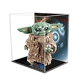 Giplar Acryl Vitrine Kompatibel Mit Lego 75318 Star Wars The Mandalorian, Showcase Display Case Haudstaub Geschützt Schaukasten (Ohne Modell Kit)