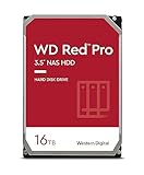 Western Digital Red Pro Festplatte, 16 TB, SATA III, 8,9 cm (3,5 Zoll), 7.200 U/min, 512 MB C