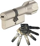 ABUS EC550 Profil-Knaufzylinder Länge Z30/K40mm mit 6 Schlü