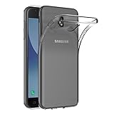 AICEK Samsung Galaxy J3 2017 Hülle, Transparent Silikon Schutzhülle für Samsung J3 2017 Case Crystal Clear Durchsichtige TPU Bumper Galaxy J3 2017 Handyhülle (5 Zoll SM-J330F)