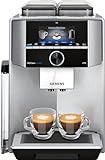 Siemens Kaffeevollautomat EQ.9 plus connect s700 TI9578X1DE, App-Steuerung, Barista-Modus, 6 Temperatureinstellungen, Premiummahlwerk, aromaIntense, automatische Dampfreinigung, 1500 W,