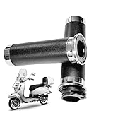 Gasgriffe Schwarz Links und rechts 25mm für Roller Retro Roller Benzhou Znen ZN50QT-E & QT-27 ZN50QT-H-20, ZN125-H, ZN125T-E, ZN125T-H-20