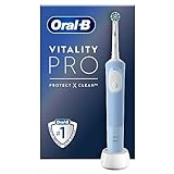 Oral-B Vitality Pro Elektrische Zahnbürste, Blau, 1 Bürste, entworfen von B