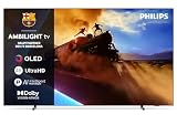 Philips Ambilight 55OLED760 4K OLED Smart TV - 55 Zoll Display mit P5 AI Perfect Picture Engine Ultra HD, Titan OS, Dolby Vision und Atmos Sound - Funktioniert mit Alexa und Google Sp