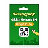 eSIM-Karte, Vietnam SIM-Karte 20 Tage 5 GB/Tag, Aktivierung erforderlich, Vietnamobile Unbegrenzte Intranet-Anrufe, 4G Hochgeschwindigkeits-Kommunik