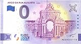 0 Euro Schein Portugal 2022 · Lissabon · Arco da RUA Augusta· Souvenir o Null € Banknote EuroS