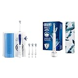 Oral-B OxyJet Munddusche, 4 Ersatzdüsen & PRO 1 750 Design Edition Elektrische Zahnbürste/Electric Toothbrush für eine gründliche Zahnreinigung, 1 Putzprog