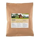 Makana MSM (Methylsulfonylmethan) Pulver für Pferde, 99,9% rein und ohne Zusätze, 1000 g B