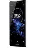 Sony Xperia XZ2 Smartphone (14,5 cm (5,7 Zoll) IPS Full HD+ Display, 64 GB interner Speicher und 4 GB RAM, Dual-SIM, IP68, Android 8.0) Liquid Black - Deutsche V
