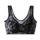 Sport-BHS für Damen - Damen BH Ohne Bügel In ÜBergröße Comfort Push Up Gepolstert BH Rücken Damen BH Weicher Atmungsaktiver Bra Push-Up Bequem BH Damen Minimizer BHS