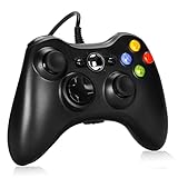 Sefitopher Xbox 360 Controller, Xbox 360 Wired Controller Gamepad Controller für 360 mit Dual Vibration Turbo für Microsoft Xbox 360/360 Slim und PC Windows 7,8,10,11