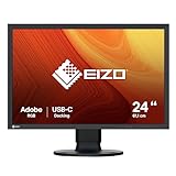 EIZO ColorEdge CS2400S 61,1 cm (24,1 Zoll) Grafik Monitor (HDMI, USB Hub, USB-C, KVM Switch, DisplayPort, 1920 x 1200, 99% AdobeRGB, 95% DCI-P3) schw