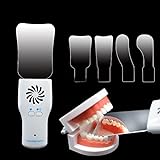NOALED Beschlagfreier Dental-Fotospiegel, Edelstahl, LED, kabellos, automatische Entnebelung, Bildgebungsspiegel, Zahnobervation, kieferorthopädischer Reflektor, Fotospieg