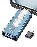 GNASEET USB Stick 256GB für Phone, 4 in 1 USB Speicherstick für Phone/Pad/Android Handy/PC, USB 3.0 Memory Stick High-Speed Flash Laufwerk, Phone Externer Speichererweiterung Fotostick, B