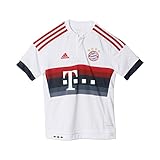 adidas Jungen Heimtrikot FC Bayern München Replica, White/Power Red/Night Navy/Bold Onix, 176