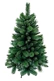 RS Trade 1101 120 cm Weihnachtsbaum PVC künstlich (Ø ca. 76 cm) mit 446 Spitzen - Preis-LEISTUNGSSIEGER - Schnellaufbau Klappsystem, schwer entflammbar, unechter Tannenbaum inkl. M