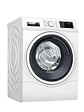 Bosch WDU28512 Serie 6 Smarter Waschtrockner,10kg Waschen,1400UpM,AutoDry optimale Trocknung, EcoSilence Drive leiser und effizienter Motor, weiß-schwarzgrau, Wash & Dry 60' Wäschepflege in 60 M