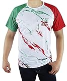 Simapak Herren Italia Soccer Unterstützer von Fußballfans Tee Raglan Spieltags Trikot T-Shirts - Mehrfarbig (Größe: 2XL)