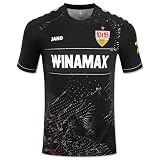 JAKO VfB Stuttgart Replica Trikot Ausweich Jersey (DE/NL/SE/PL, Alphanumerisch, XL, Regular, Regular, Black)