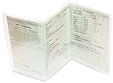 Frentree® Fahrzeugschein Hülle für KFZ Schein, Made in Germany, 3-teilige transparente Schutzhülle, kristallklar und passgenau, dokumentenechte Ausweishü