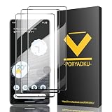 V-PORYADKU Für Google Pixel 7 Pro 5G Panzer Schutz Glas (6,70 Zoll), 3 Stück Schutzfolie Glas, 9H Härte, Fingerabdruck kompatibel, HD