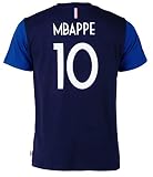 T-Shirt FFF - Kylian MBAPPE - offizielle Kollektion der französischen Fußballnationalmannschaft - Kindergröße Jungen 12 Jahre b