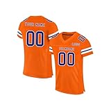Personalisiertes American Baseball Trikot,Football Kostüm Für Kinder/erwachsene Teamtrikot Individuell Bedruckt Namen Nummer & Logo,Individuelles Fußballtrikot Trikot Mit Eigenem Namen(2-6)
