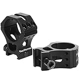 WestHunter Optics Precision 20mm Picatinny Scope Rings, 1 Inch 30 mm 34 mm Universal Tactical Scope Mount | Black