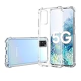 Hülle für Samsung Galaxy S20, Totill Hochwertig Transparent Weiche Durchsichtig Dünn Handyhülle mit TPU Stoßfest Fallschutz Bumper Case Cover für Samsung Galaxy S20 6.2'' - C