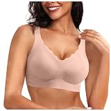 Klassische BHS für Damen - BH Große Brüste Starker Atmungsaktiver Leichter Damen Spitze BH Gegen Hängebrust Brüste Bralette Mesh Sport BH für Damen Fitness Lauf Jogg