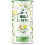 Grüne Mutter - Das Original - Coenzym Q10, Weizengras, Brennnessel, Mariendistel, Braunalge, Alfalfa, OPC und mehr - Smoothie Shake - 600g