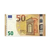 Litfax GmbH 50€ Euroschein/Spielgeld ca. 108x58 mm, je Pack. 25 Stück (1 PG)