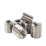 Reduzierhülsenmutter, 304 Edelstahl Schlitz Innen Außen Gewindeeinsatz Reduziermutter M2 bis M12(M6 M10X15X5pcs)