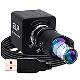 ELP 4K Web Kamera,Ultra HD IMX317 USB Kamera mit 5-50mm Zoom Objektiv,PC Mini Webkamera Unterstützung 3840x2160@30fps,2160P USB Videokonferenz Webcams für Windows/Linux USB4KHDR01-MFV(5-50)