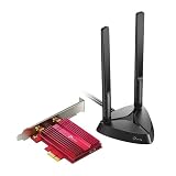 Pci Express WLAN-Karte 6 Dual Band mit Bluetooth 5.0, 2402 Mbit/s (5 GHz) + 574 Mbit/s (2,4 GHz), stabile und schnelle Verbindung